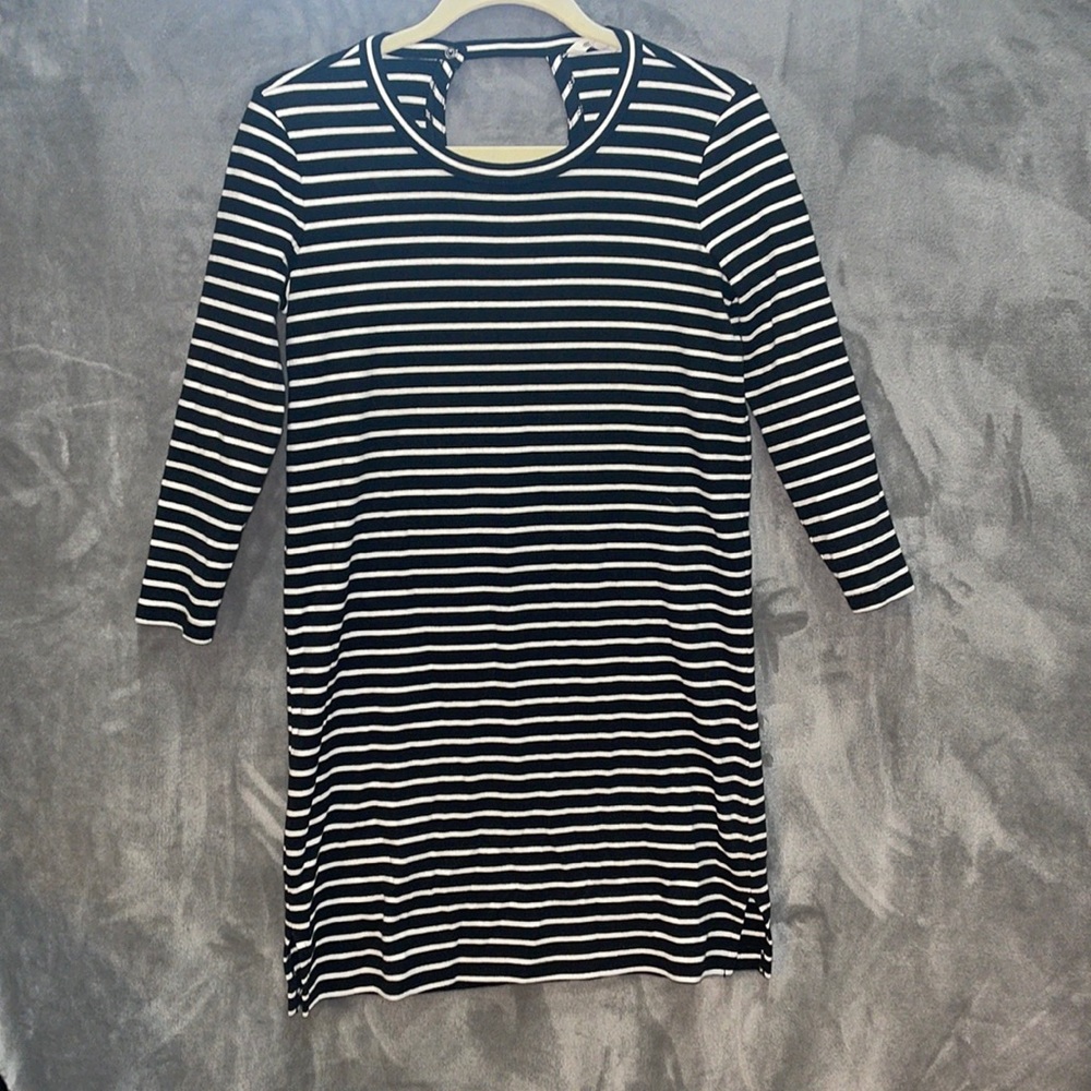 Madewell 100% cotton striped dress size XS